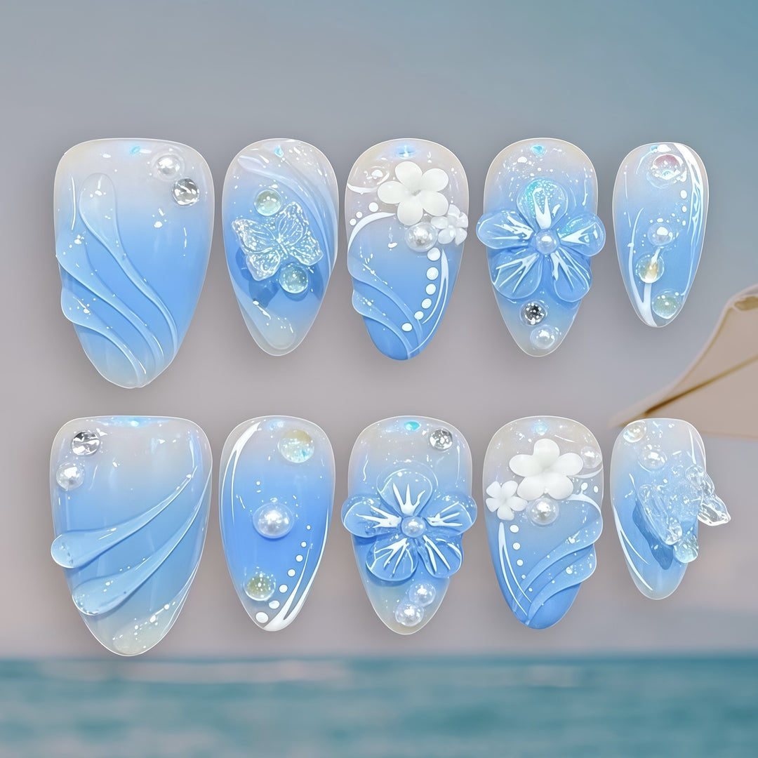 Elegant Press-On Nail Art Collection