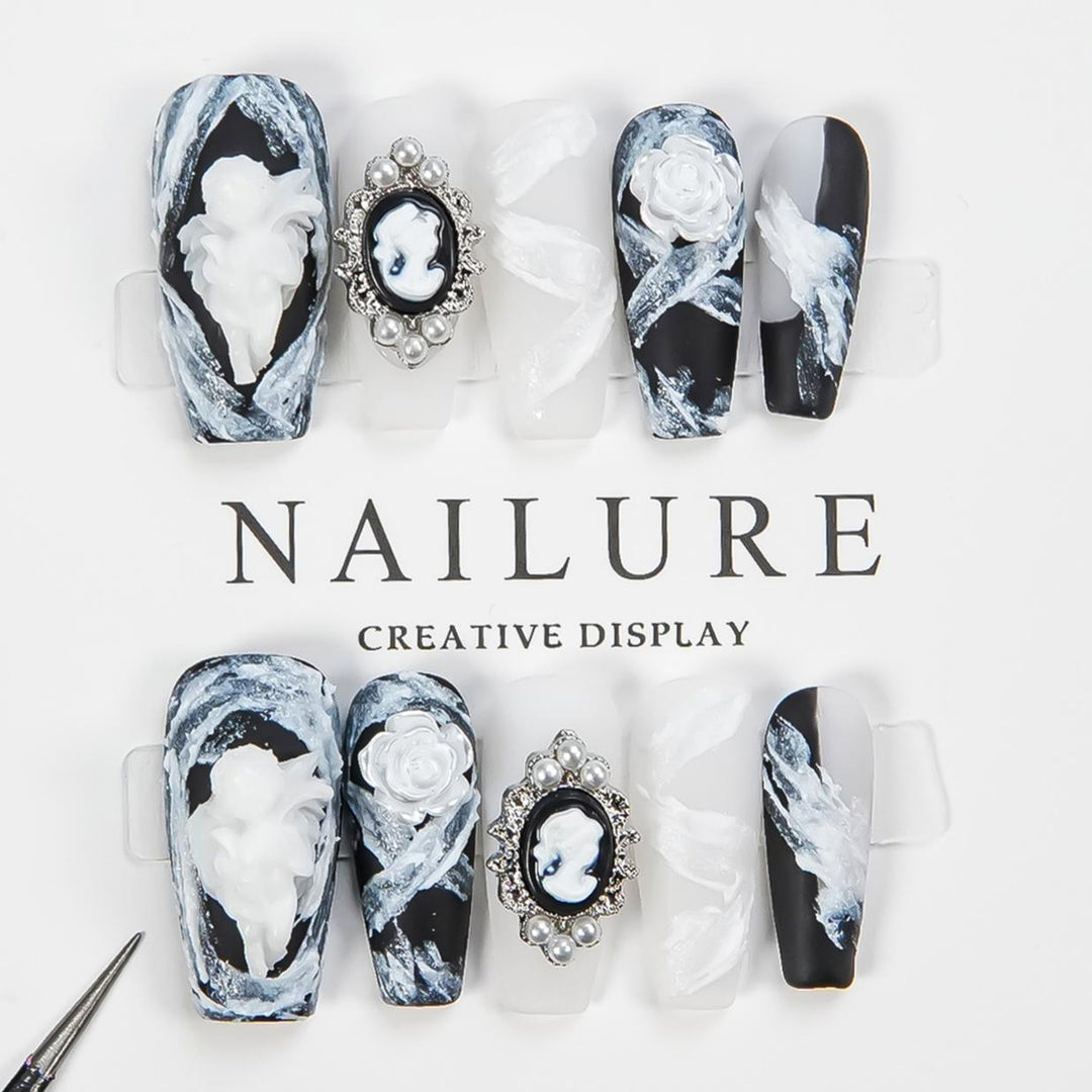 Decorative Acrylic Nail Set