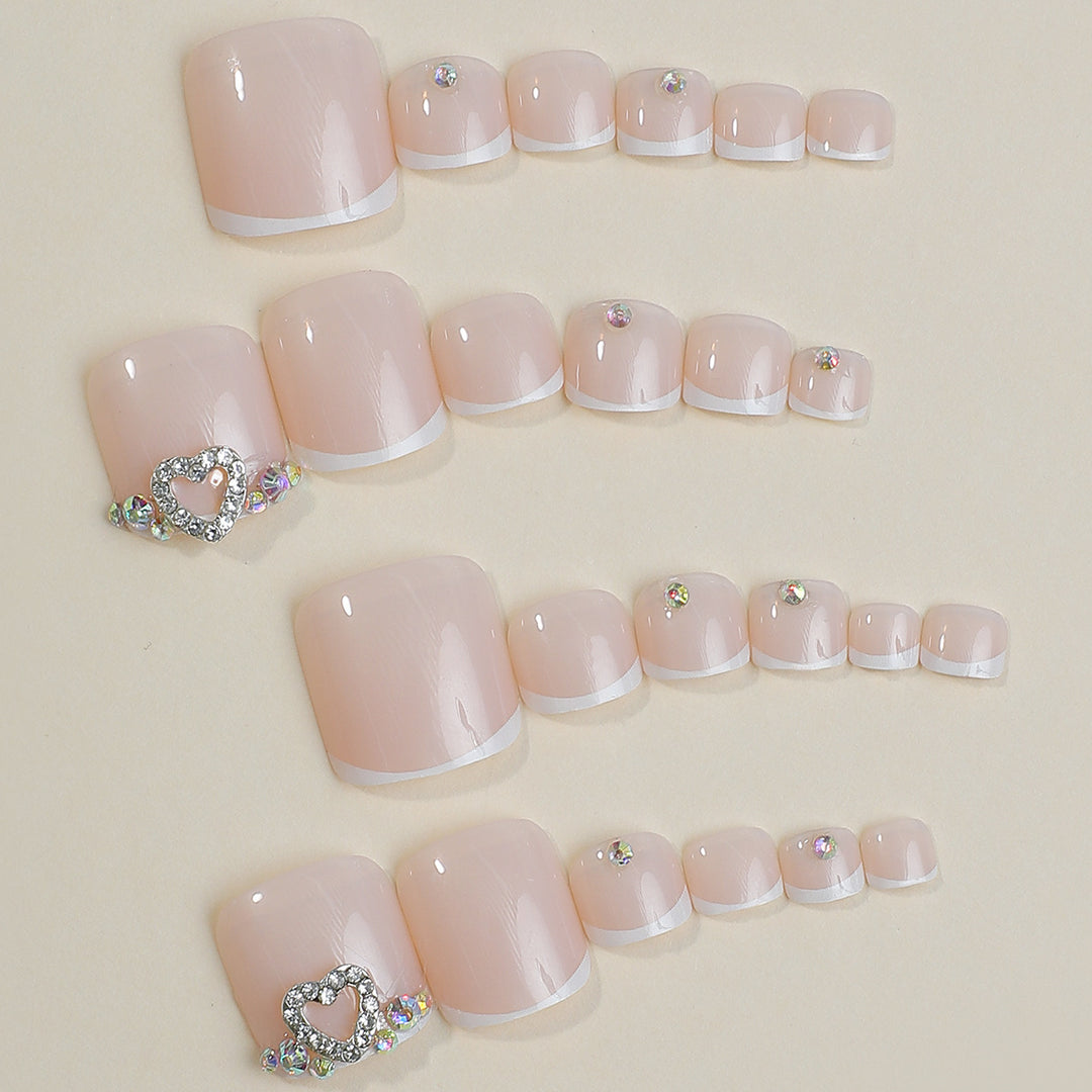 Nail art set with elegant glitter accents Stornfield