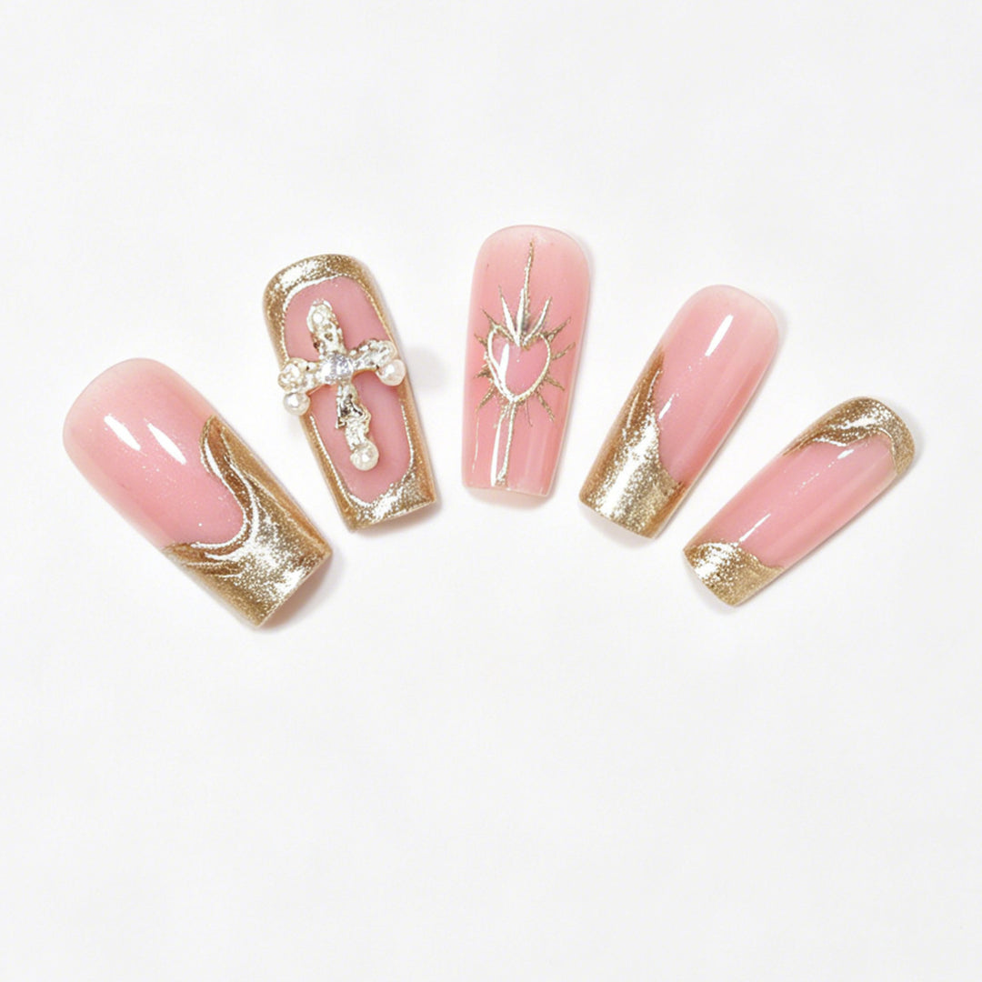 Decorative Long Acrylic Nail Tips Stornfield