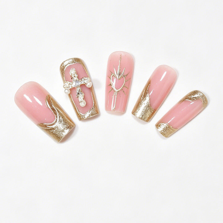 Decorative Long Acrylic Nail Tips Stornfield