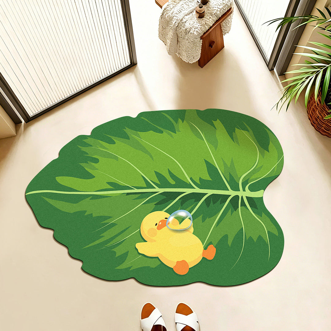 Playful Cartoon Animal Shaped Bath Mat