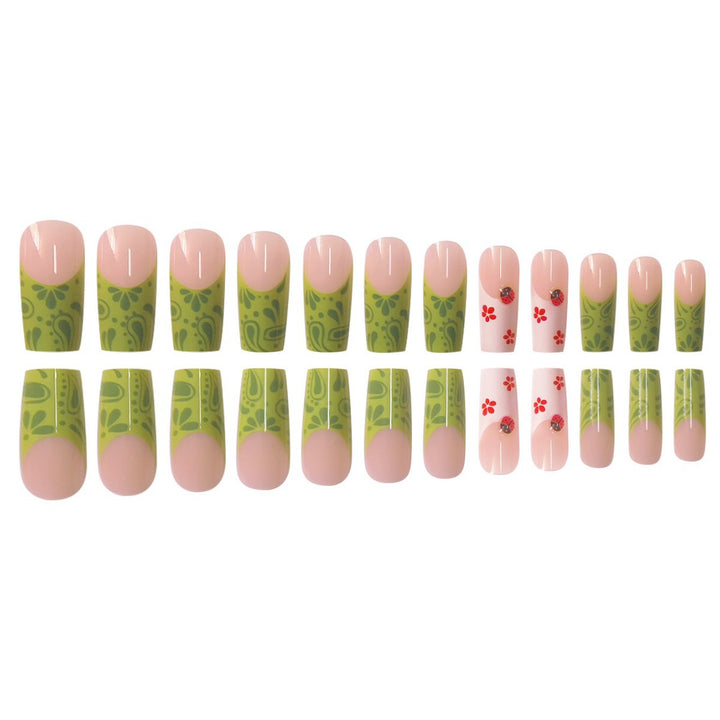 Creative Floral-Inspired Press-On Nail Extensions Stornfield
