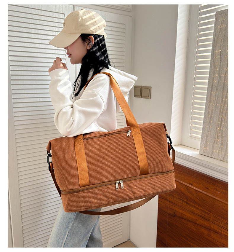 Corduroy Travel Weekender Bag Stornfield