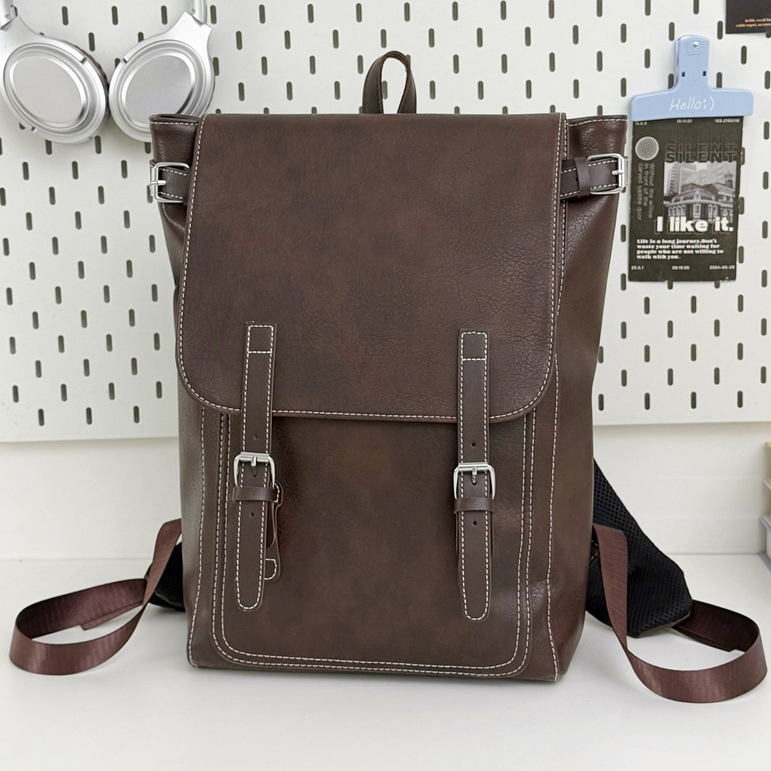 Vintage Style Leather Backpack Stornfield