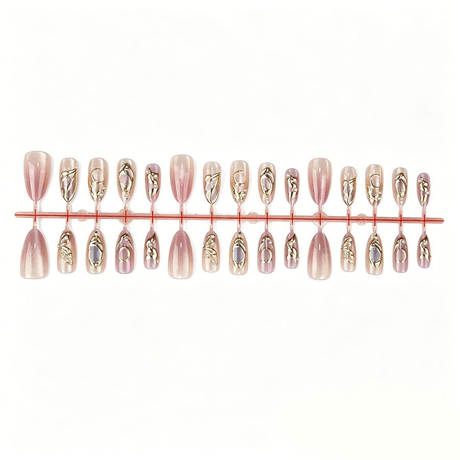 Glamorous artificial nails with noble accents Stornfield