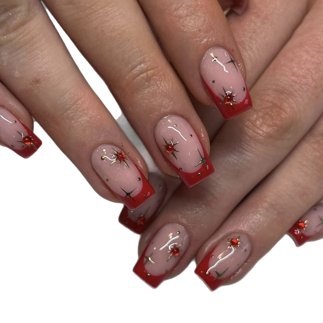Nail set with glamorous accents Stornfield