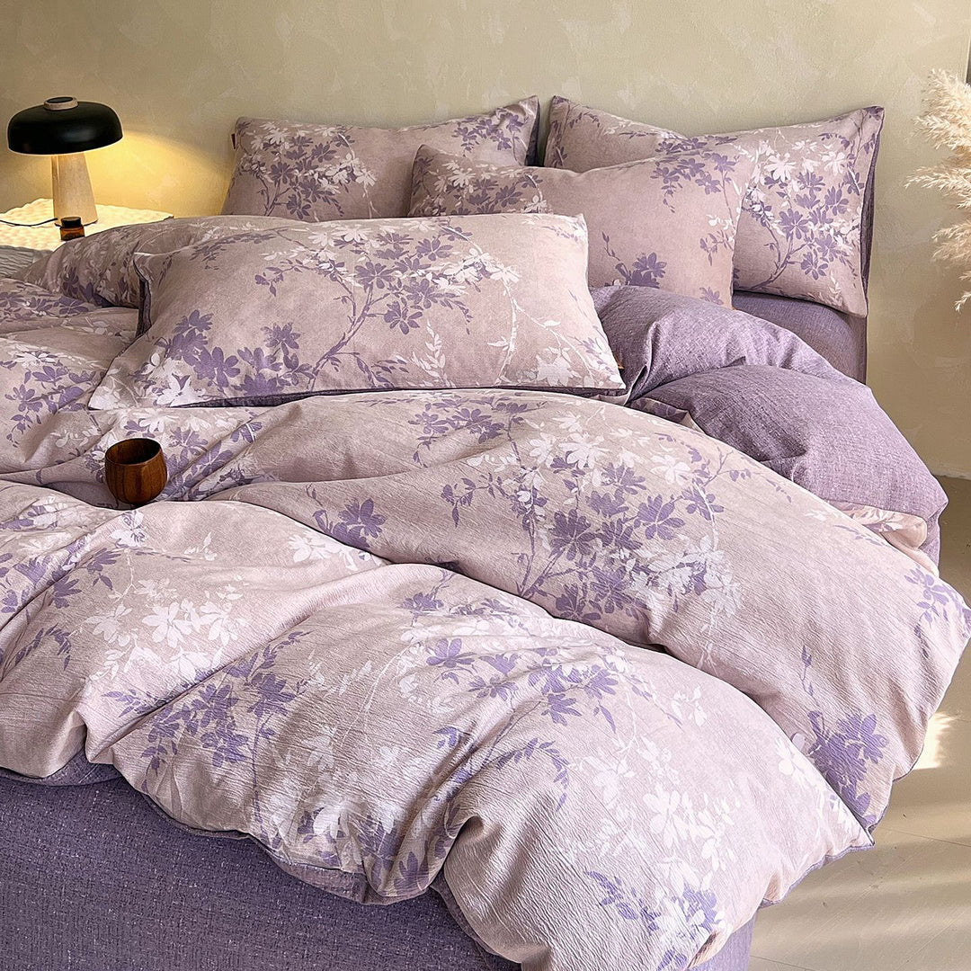 Floral Patterned Duvet Cover Set 1792801681