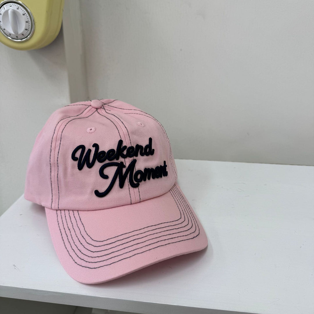 Women's Casual Cotton Baseball Cap with Embroidered Phrase Stornfield