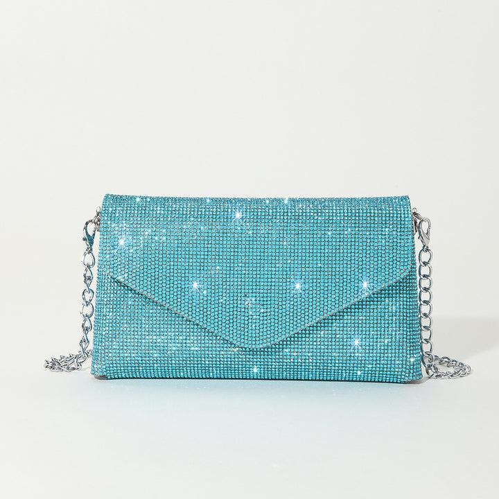 Rhinestone-Studded Evening Clutch