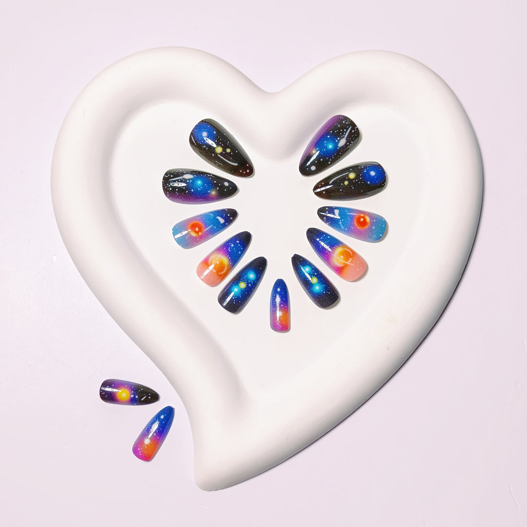 Artificial Nails in Fascinating Galaxy Design Stornfield