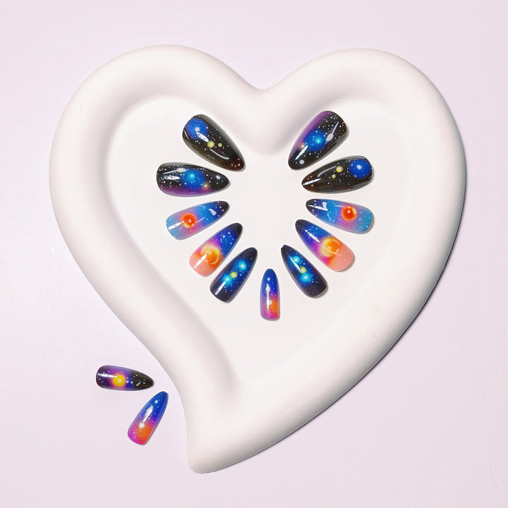 Artificial Nails in Fascinating Galaxy Design Stornfield