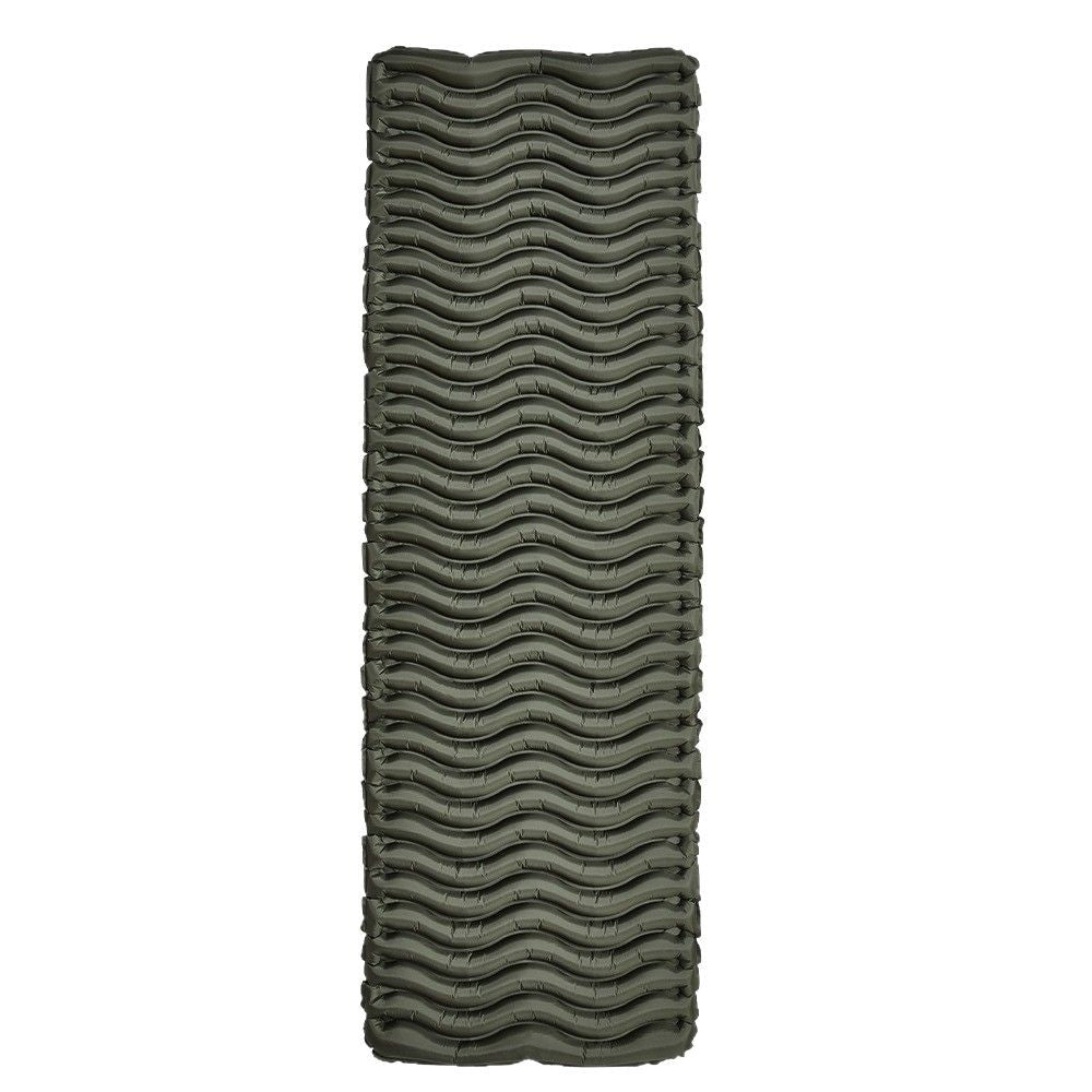 lightweight inflatable camping sleeping pad with wavy air-channel comfort design Stornfield