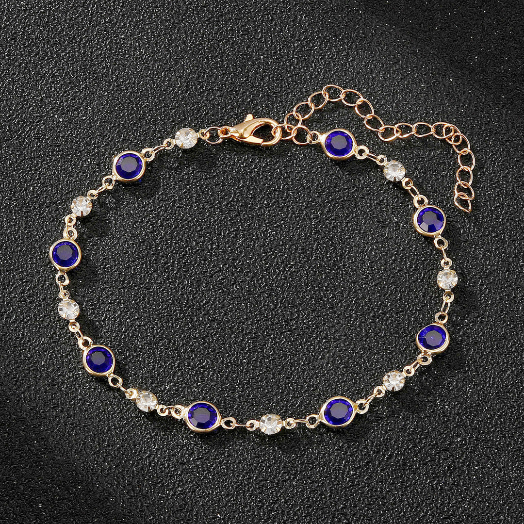 Elegant Rhinestone Chain Anklet Stornfield