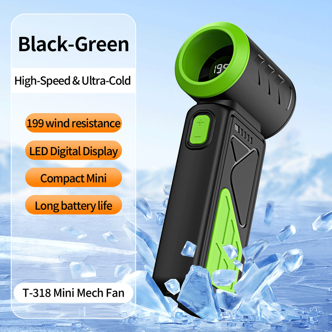 Women Portable Mini Fan with LED Temperature Display Stornfield