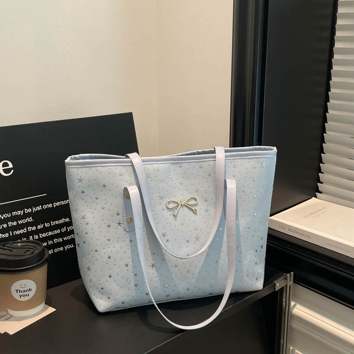 WoStylish Star-Embellished Tote Bag Stornfield
