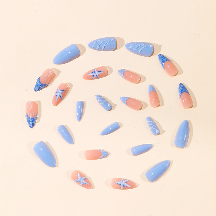 Ocean-Inspired 3D Nail Art Design Stornfield