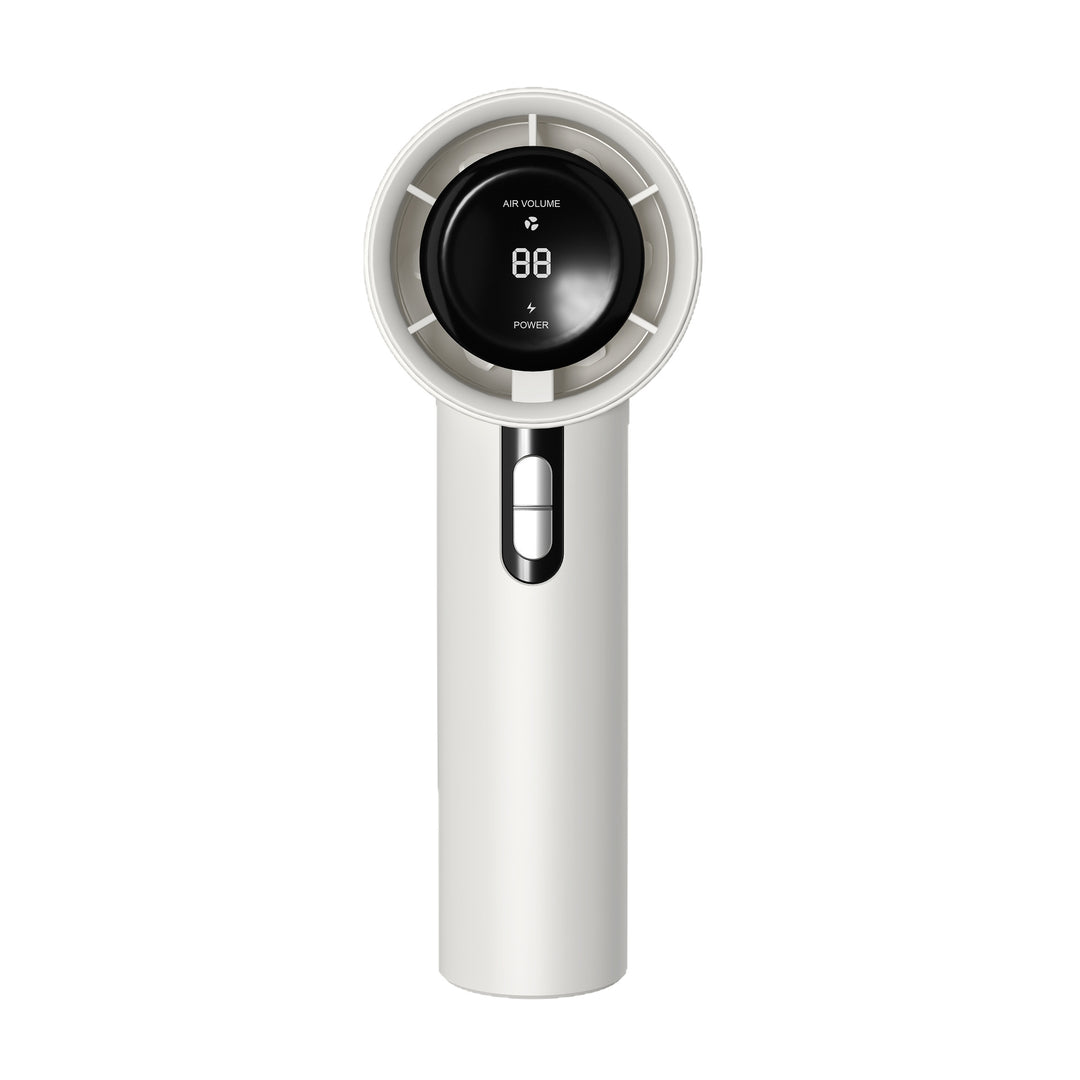 Cooling Multi-Speed Quiet Portable Rechargeable Handheld and Desktop Fan with LED Battery Display Stornfield
