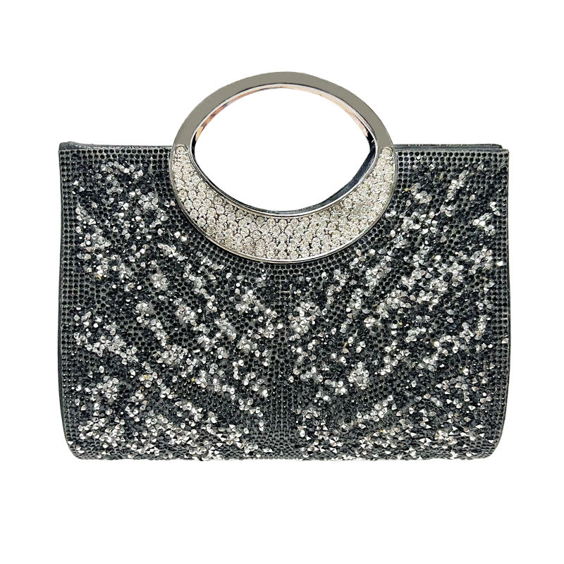 Statement Rhinestone-Embellished Evening Handbag