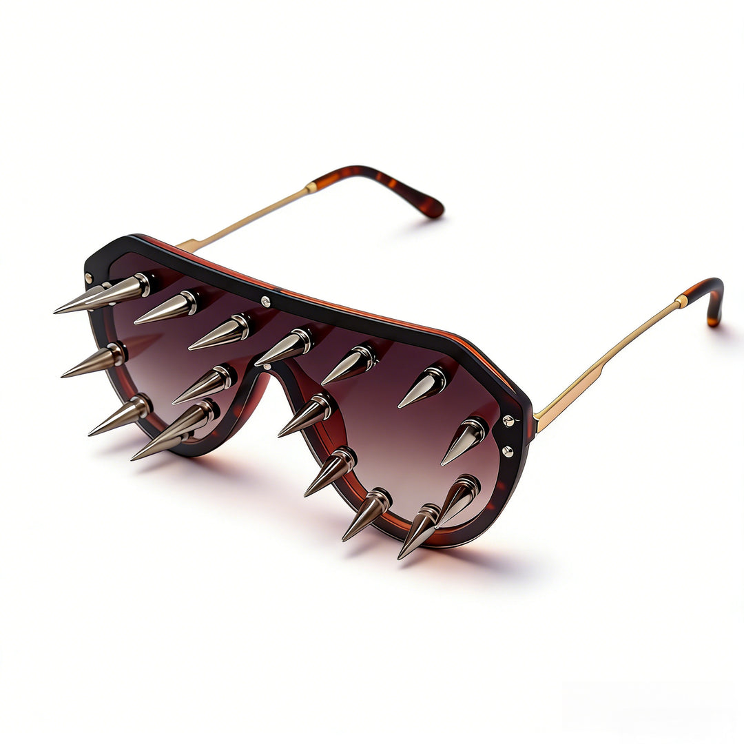 Women striking design sunglasses with spikes Stornfield