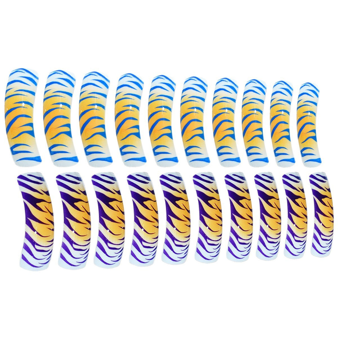 Decorative Press-On Nail Extensions with 3D Features Stornfield