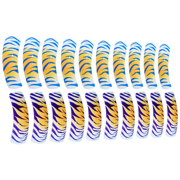 Decorative Press-On Nail Extensions with 3D Features Stornfield