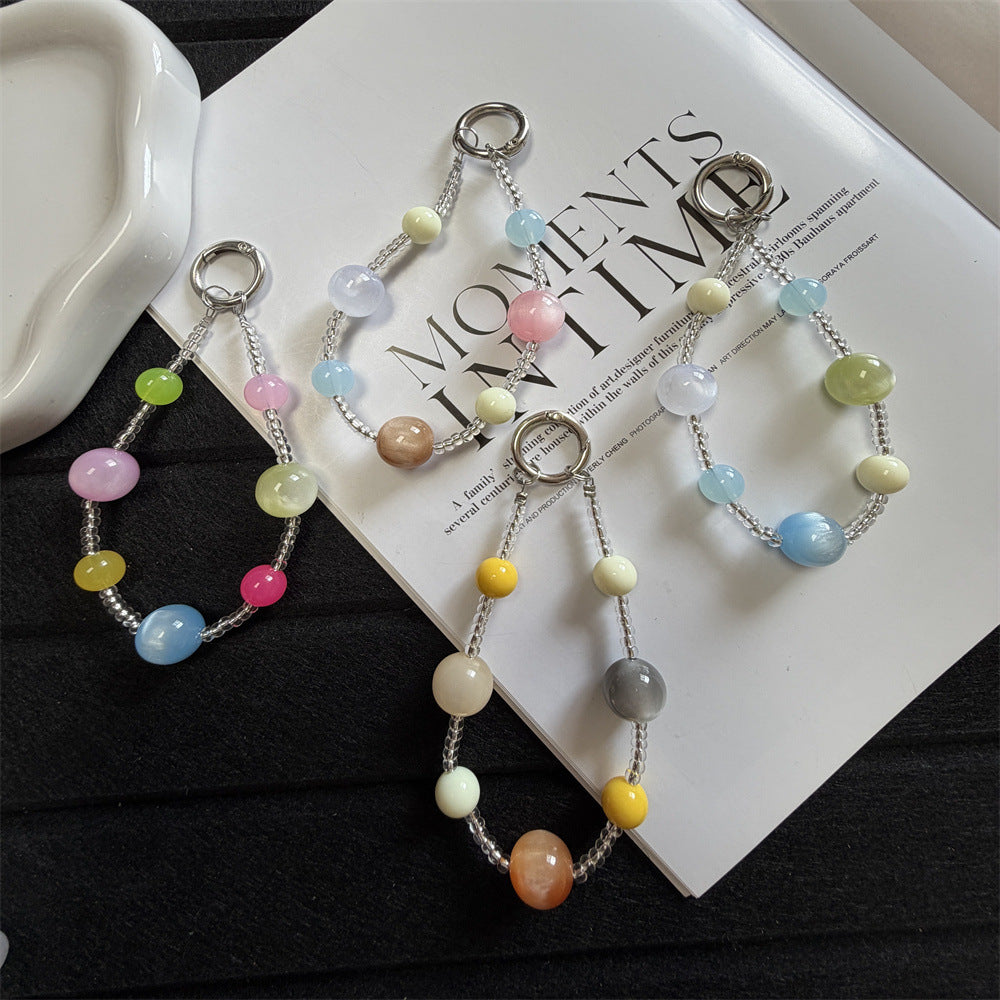 Decorative Beaded Keychain Holder Stornfield 1790134943
