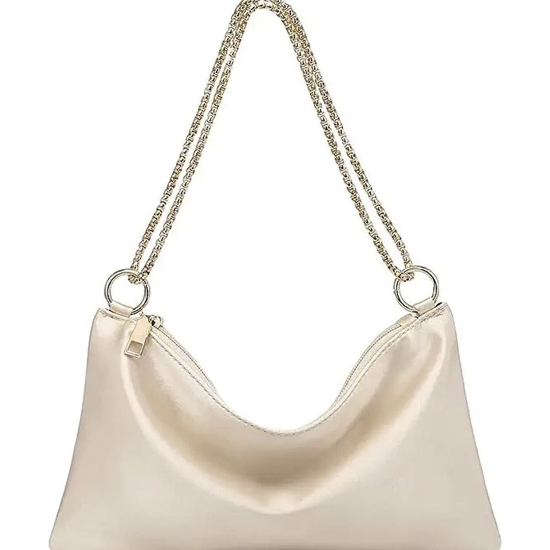 Satin Evening Shoulder Bag