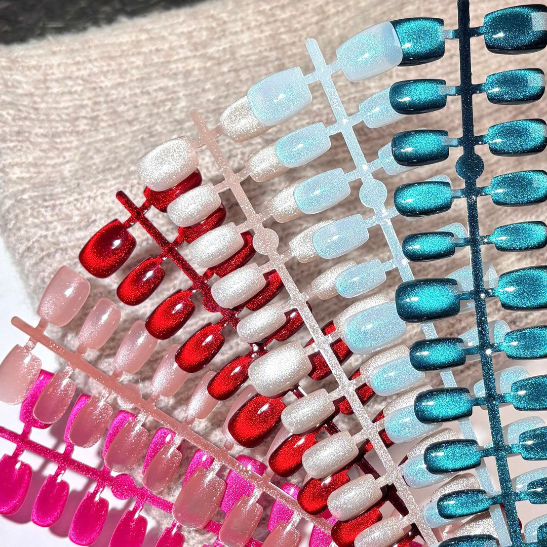 Glamorous Glitter-Infused Press-On Nail Set