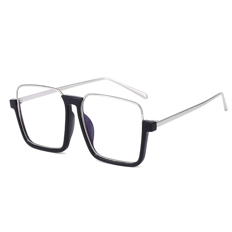 Women's square sunglasses with transparent frame and polarized lenses Stornfield