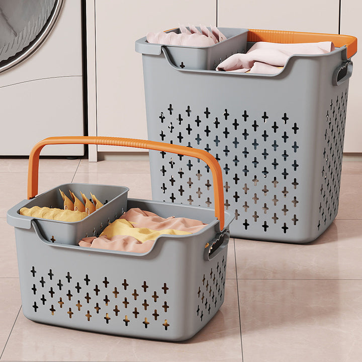 Women's stackable storage baskets with ergonomic handles Stornfield