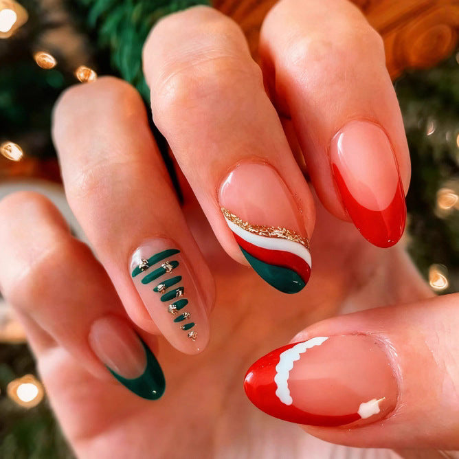 Artistic Holiday-Themed Nail Art Enhancements Stornfield