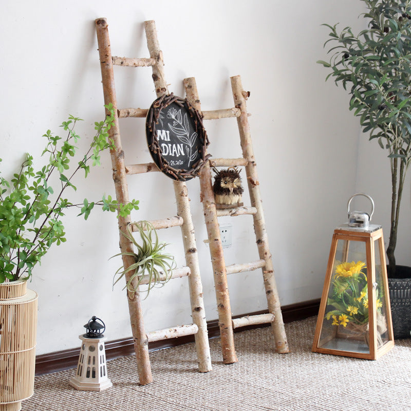 Decorative wooden ladder Stornfield