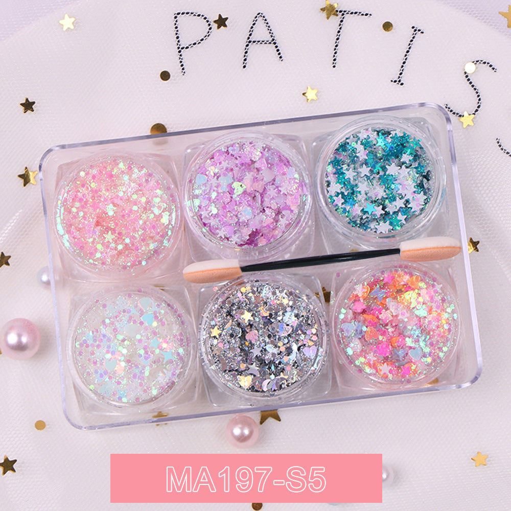 Cosmetic Glitter Flakes Set