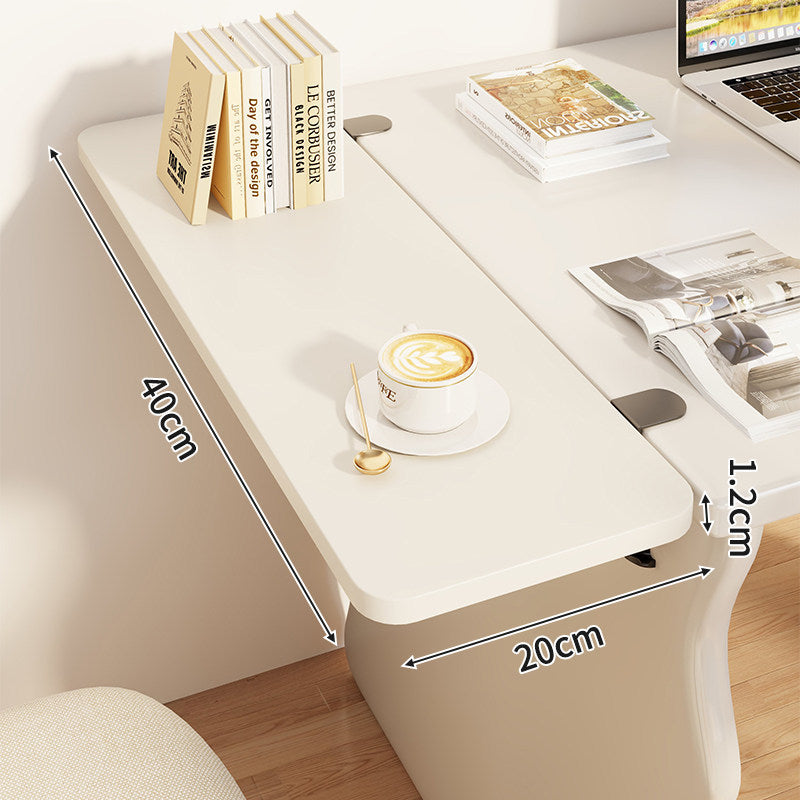 Slim Clamp-On Folding Side Desk Shelf Tray