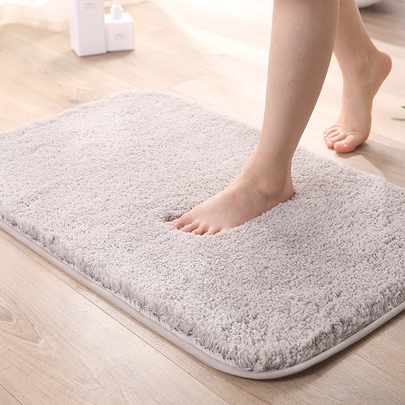 Plush Textured Bath Mat for Bathroom