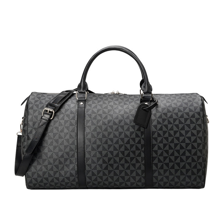 Spacious travel bag with stylish geometric design Stornfield
