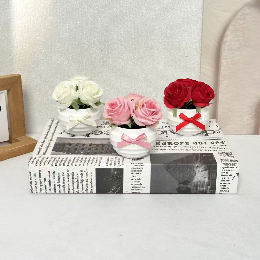 Elegant Decorative Rose Bloom for Home Decor Display