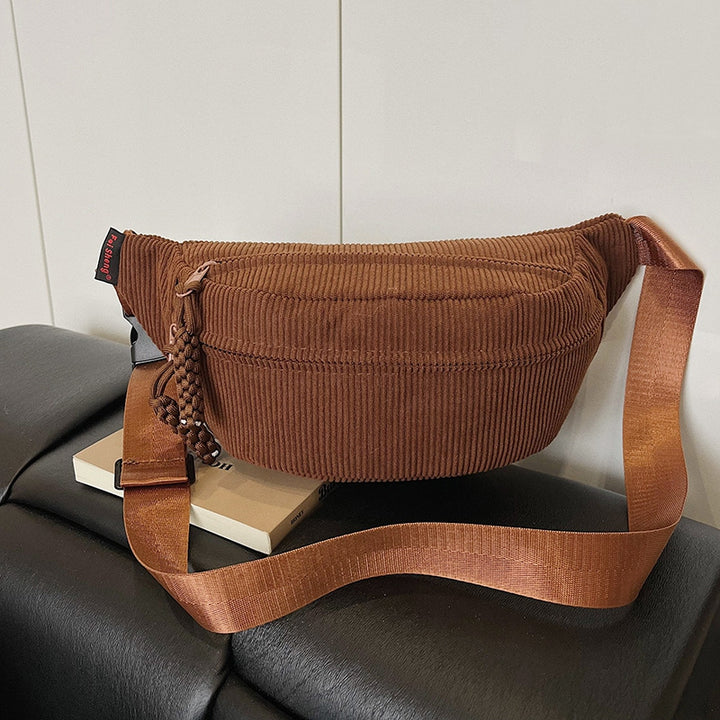WoTrendy Corduroy Crossbody Bag Stornfield