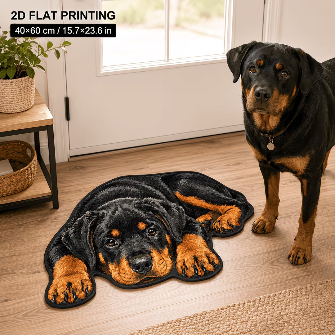 Cute Dog-Shaped Rug