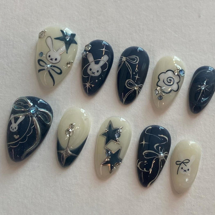 Artistic Themed Press-On Nails Stornfield