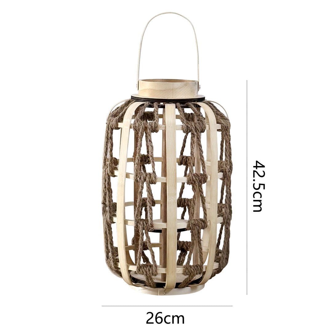 Decorative Rattan Lantern Stornfield