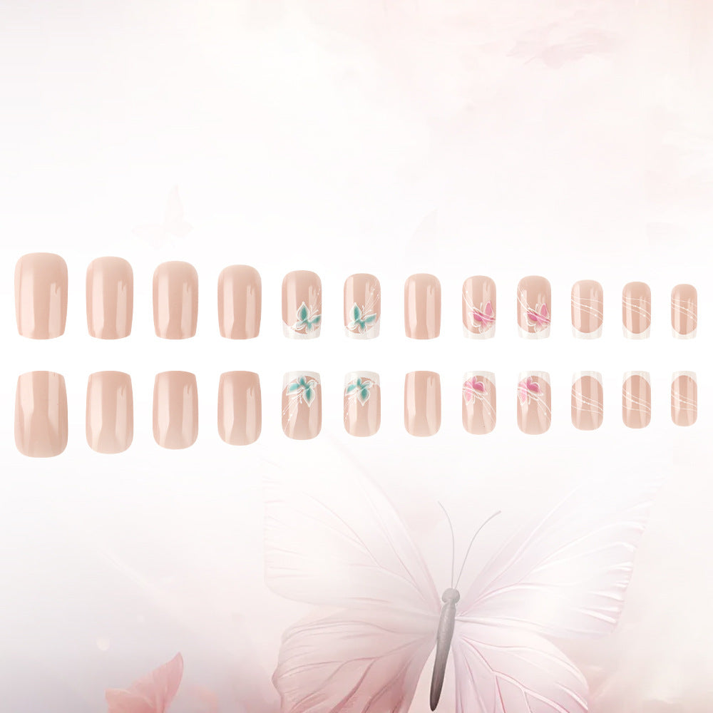 Elegant Floral Design Nail Art Set Stornfield