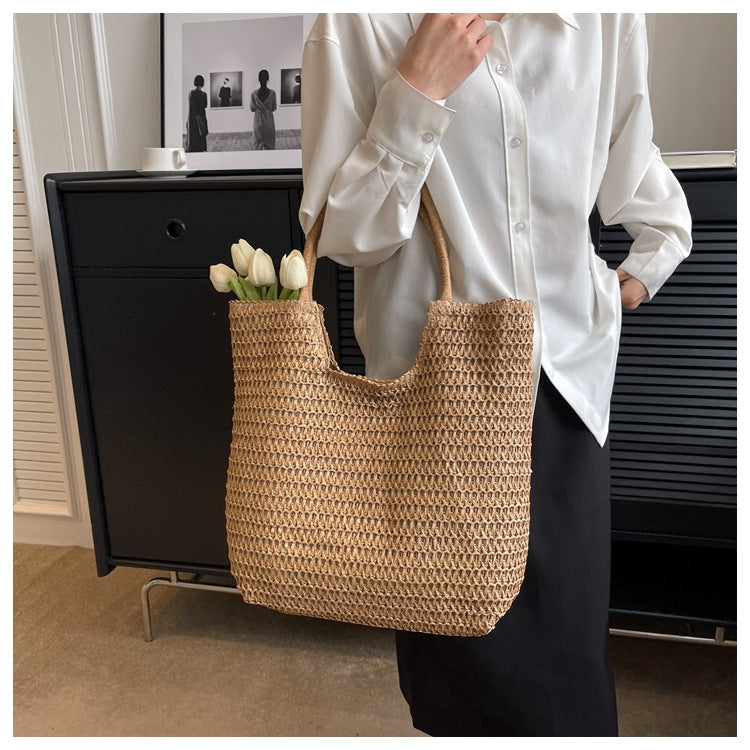 Handmade ven Straw Tote Bag Stornfield