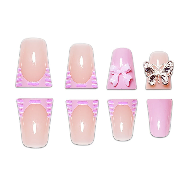 Playful Floral Design Press-On Nail Extensions Stornfield