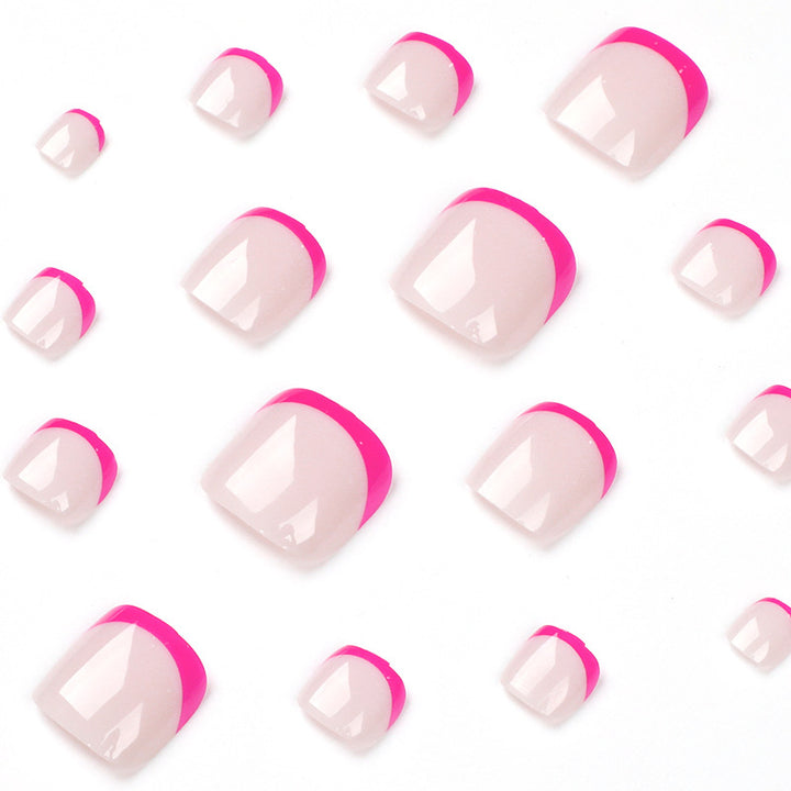 Artful foot nail design with modern color accents Stornfield
