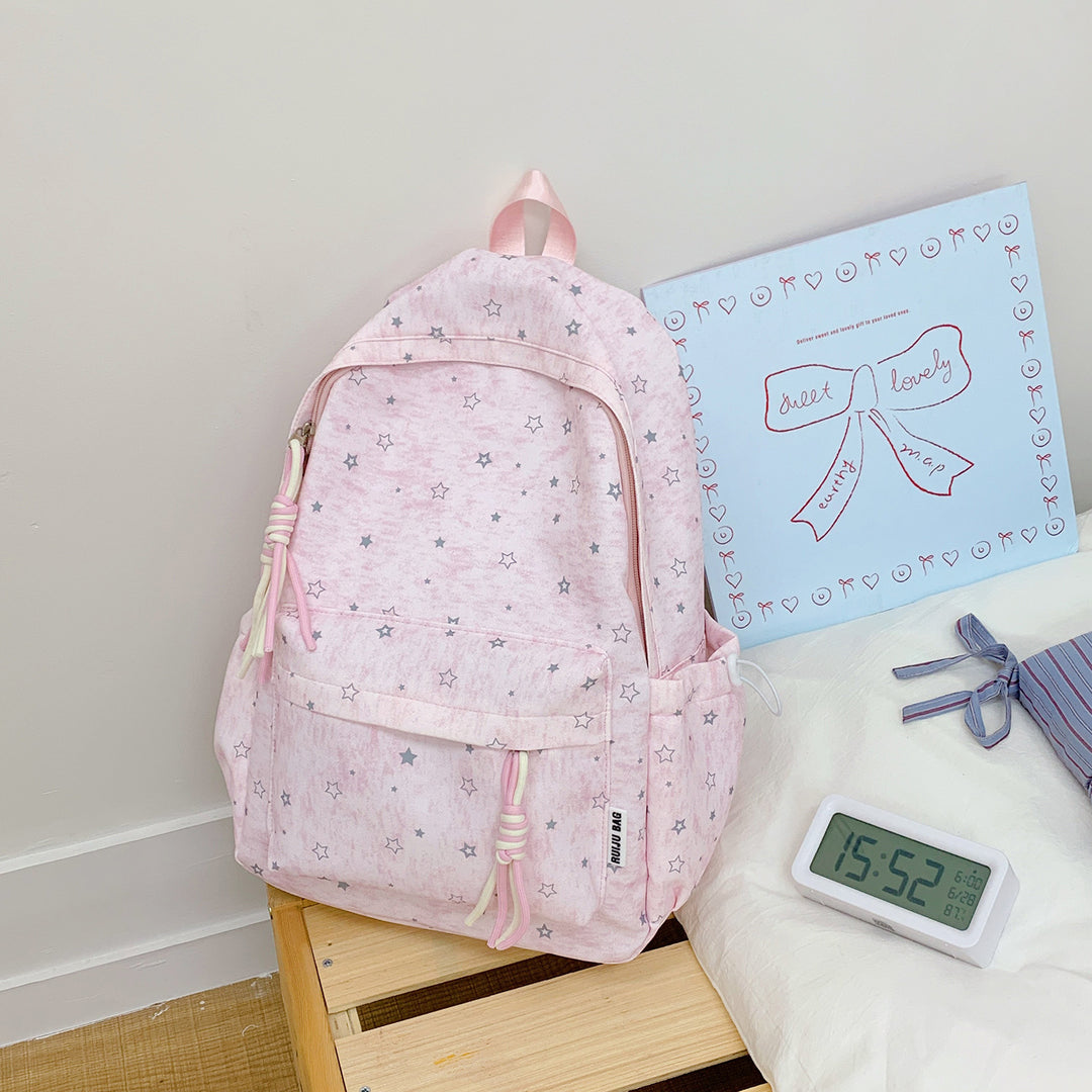 Cute Star-Patterned School Backpack Stornfield