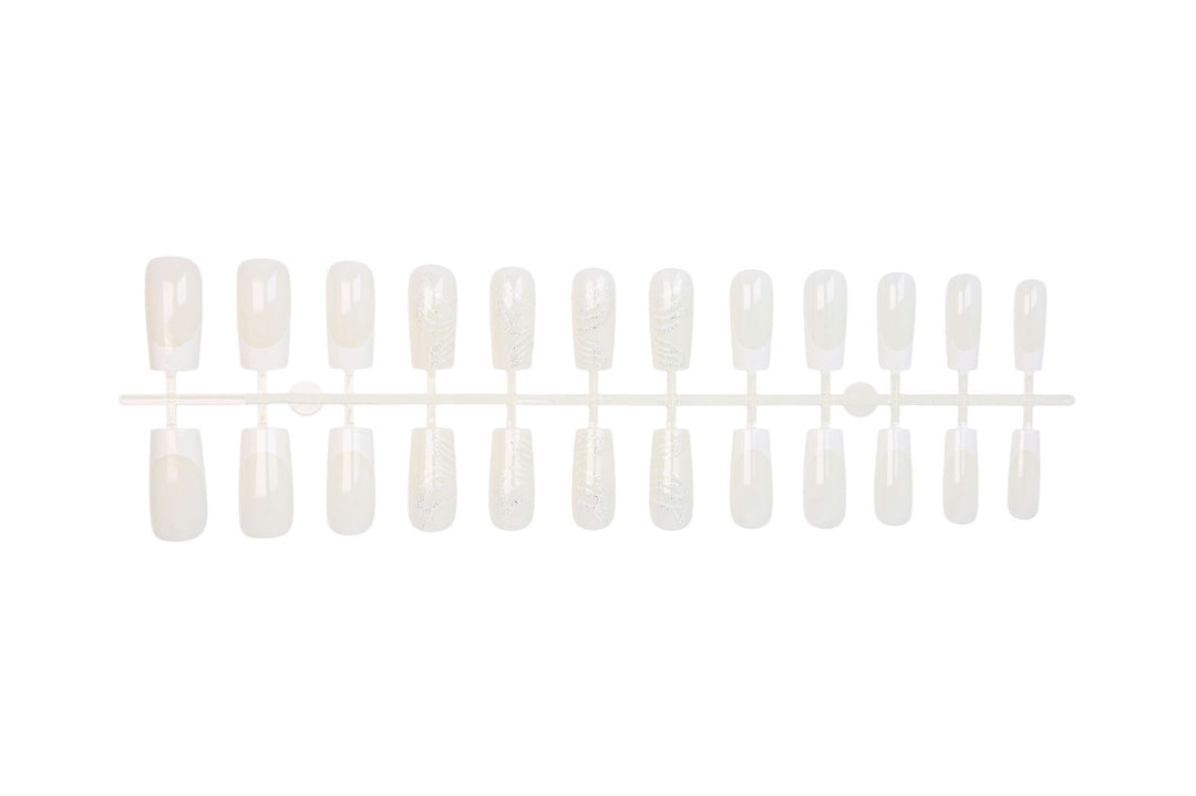 Nail art set with elegant transparent design Stornfield
