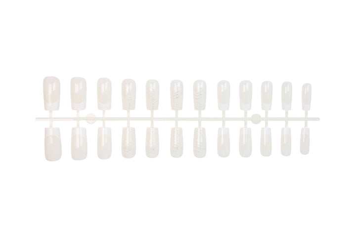 Nail art set with elegant transparent design Stornfield