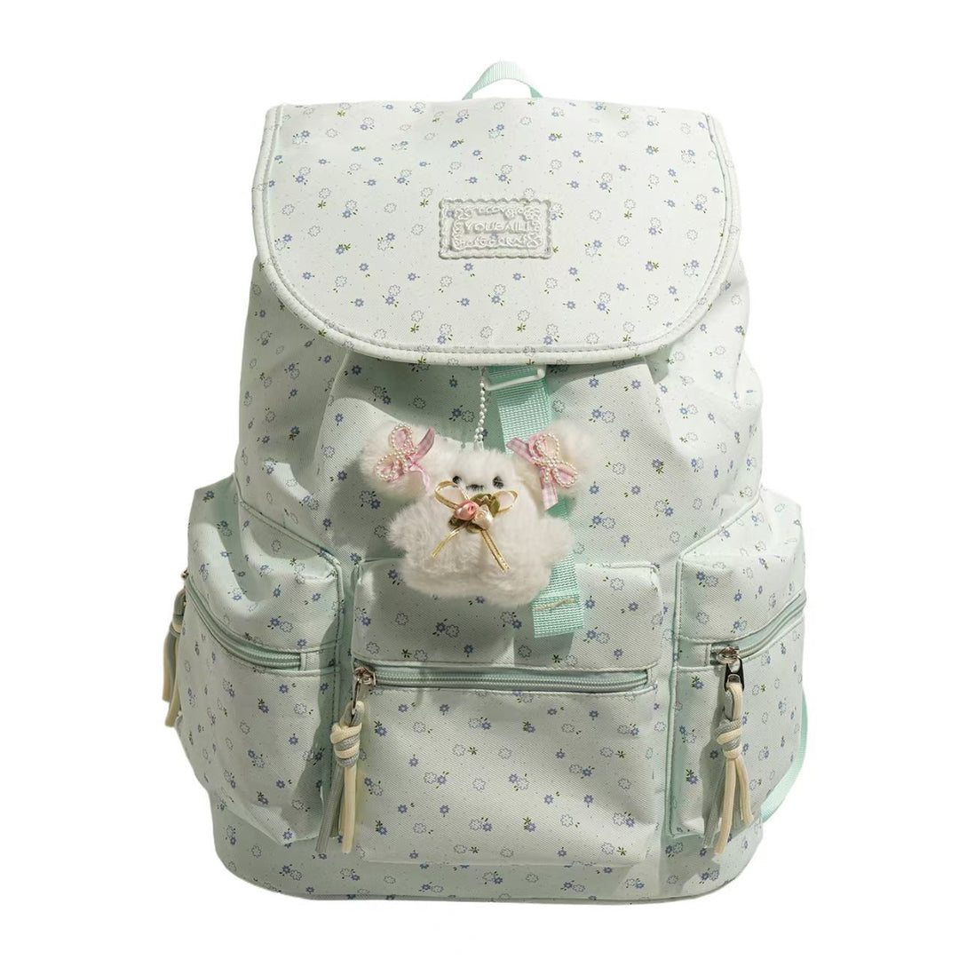 Children's Cute Floral Print Backpack Stornfield